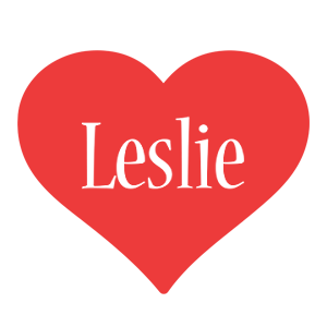 Leslie love logo