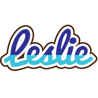Leslie raining logo