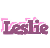 Leslie relaxing logo