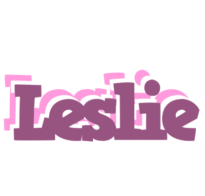 Leslie relaxing logo