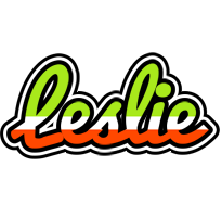 Leslie superfun logo