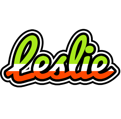 Leslie superfun logo