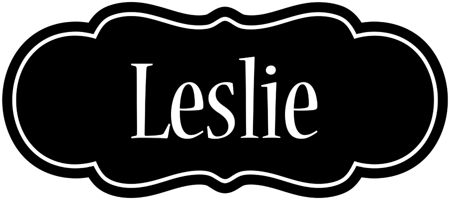 Leslie welcome logo