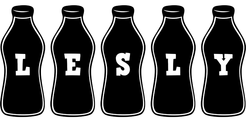 Lesly bottle logo