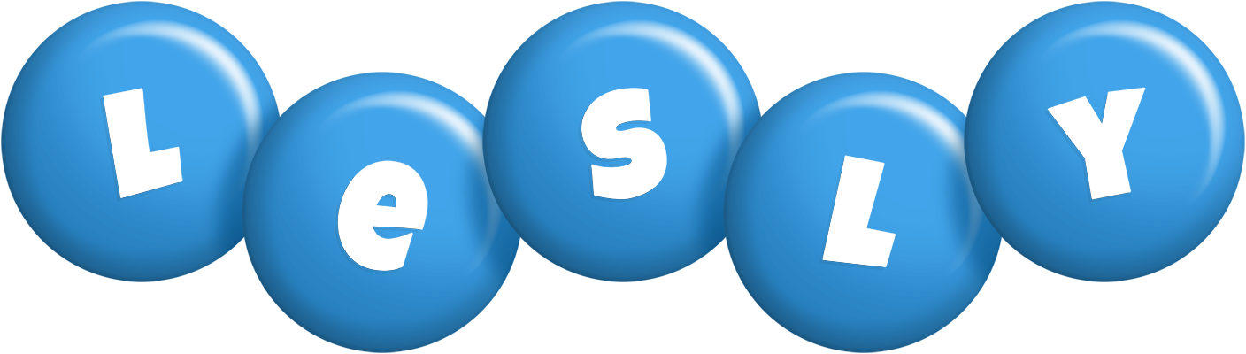 Lesly candy-blue logo