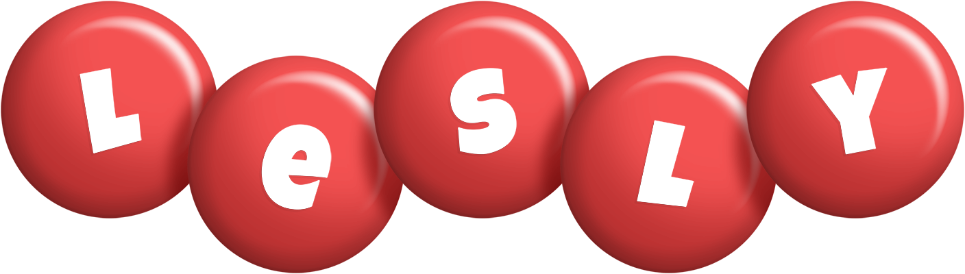 Lesly candy-red logo