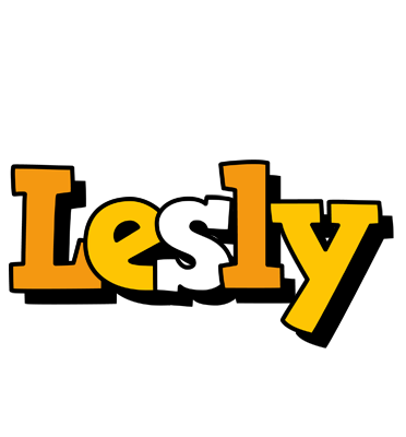 Lesly cartoon logo