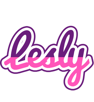 Lesly cheerful logo