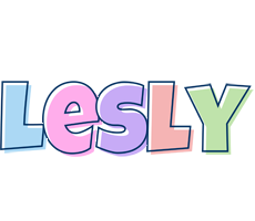 Lesly pastel logo
