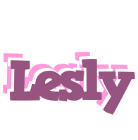 Lesly relaxing logo
