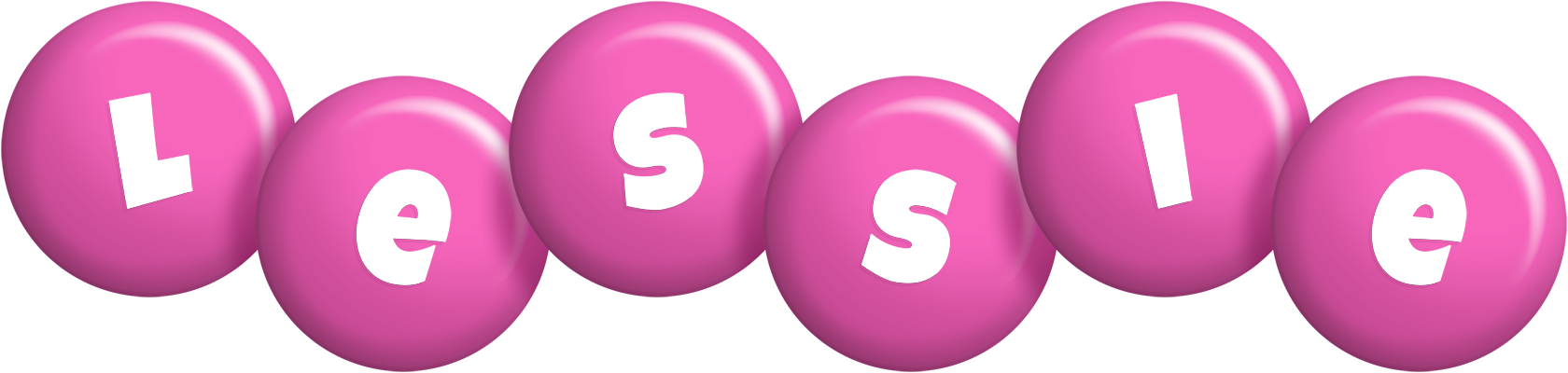 Lessie candy-pink logo