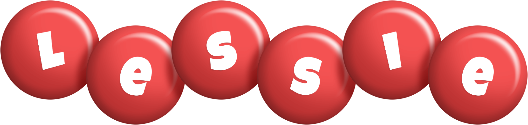 Lessie candy-red logo