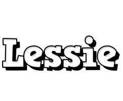 Lessie snowing logo