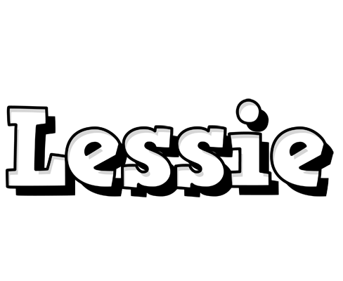 Lessie snowing logo