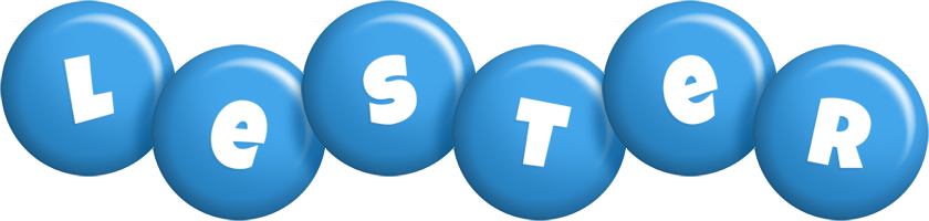 Lester candy-blue logo