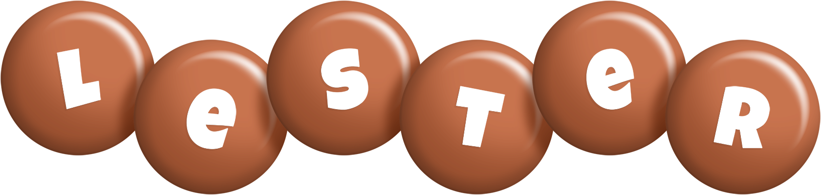 Lester candy-brown logo