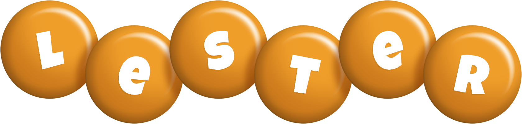 Lester candy-orange logo