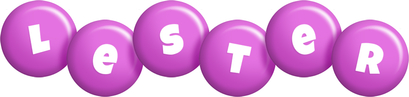 Lester candy-purple logo