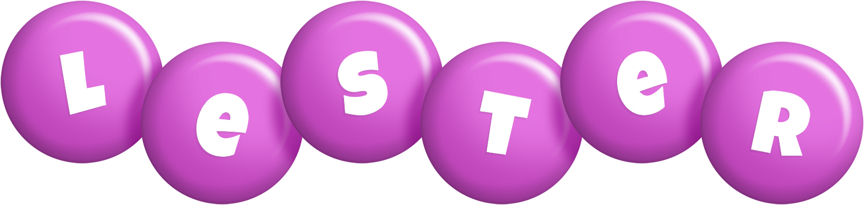 Lester candy-purple logo