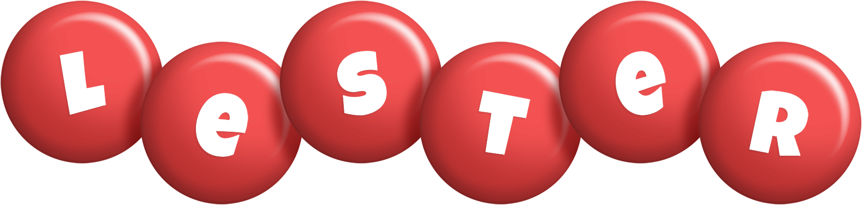 Lester candy-red logo
