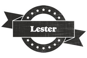 Lester grunge logo