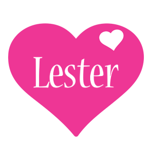 Lester love-heart logo