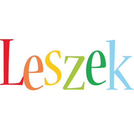Leszek birthday logo