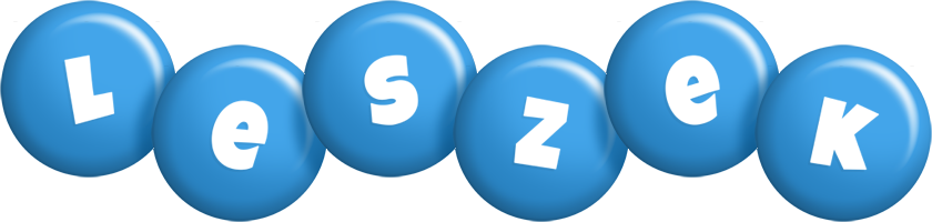 Leszek candy-blue logo