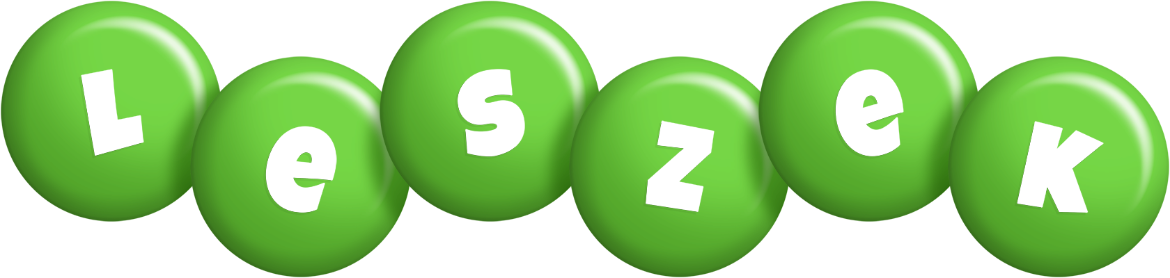 Leszek candy-green logo