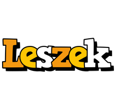 Leszek cartoon logo