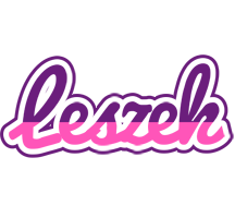 Leszek cheerful logo