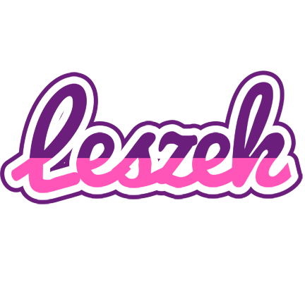 Leszek cheerful logo