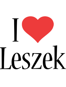 Leszek i-love logo