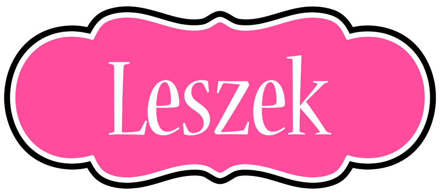 Leszek invitation logo