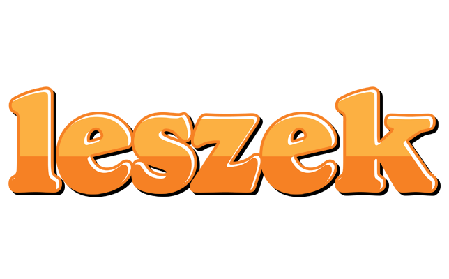Leszek orange logo
