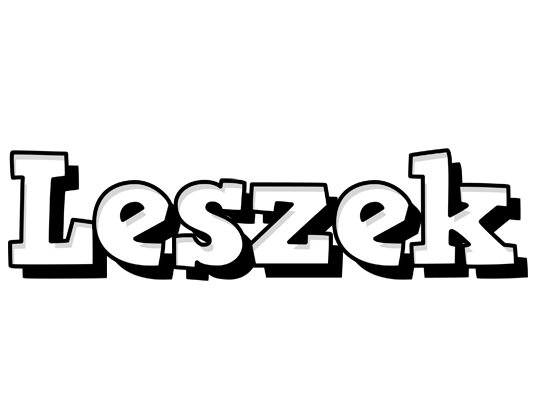 Leszek snowing logo