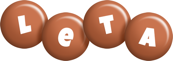 Leta candy-brown logo