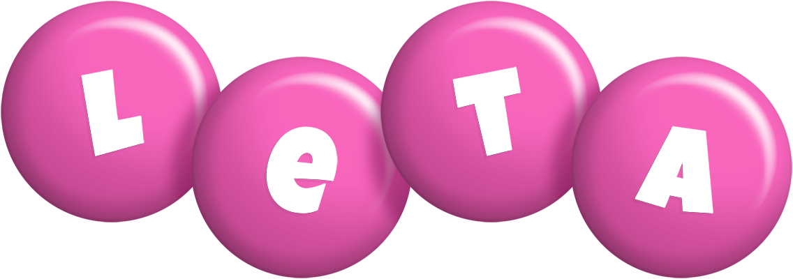 Leta candy-pink logo