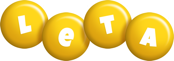 Leta candy-yellow logo