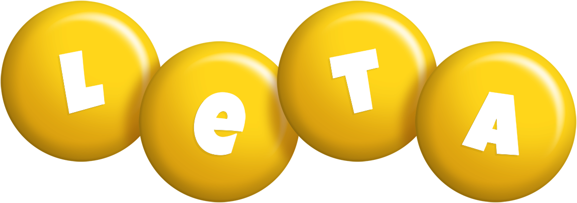 Leta candy-yellow logo