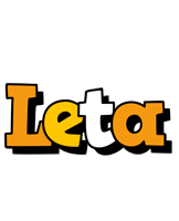 Leta cartoon logo