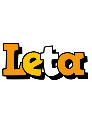 Leta cartoon logo