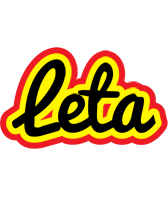 Leta flaming logo