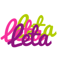 Leta flowers logo