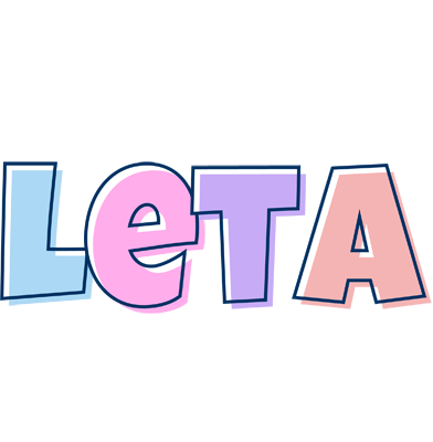 Leta pastel logo