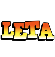 Leta sunset logo