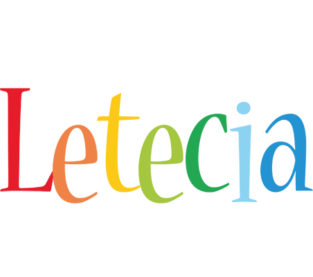 Letecia birthday logo