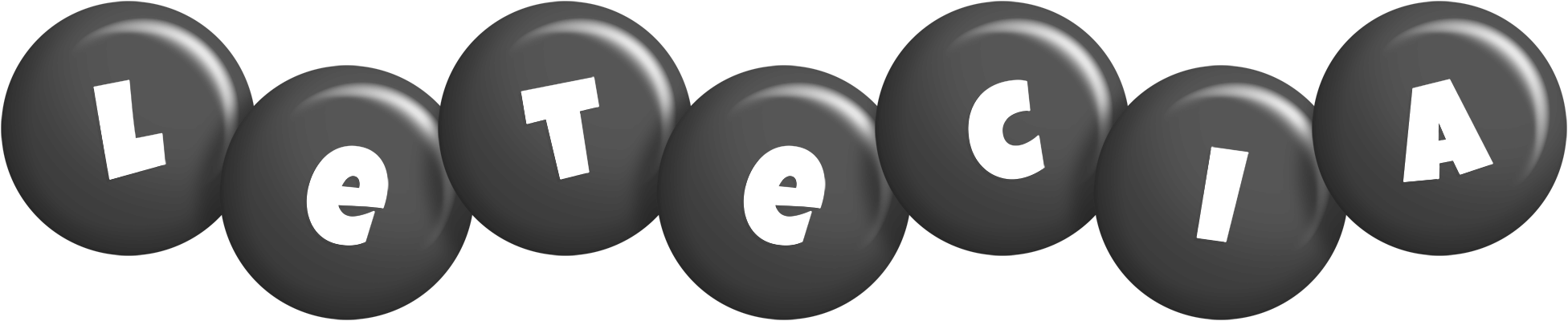 Letecia candy-black logo