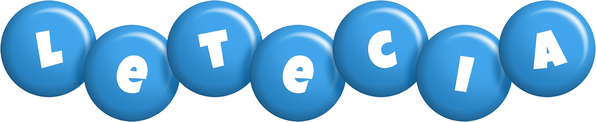 Letecia candy-blue logo