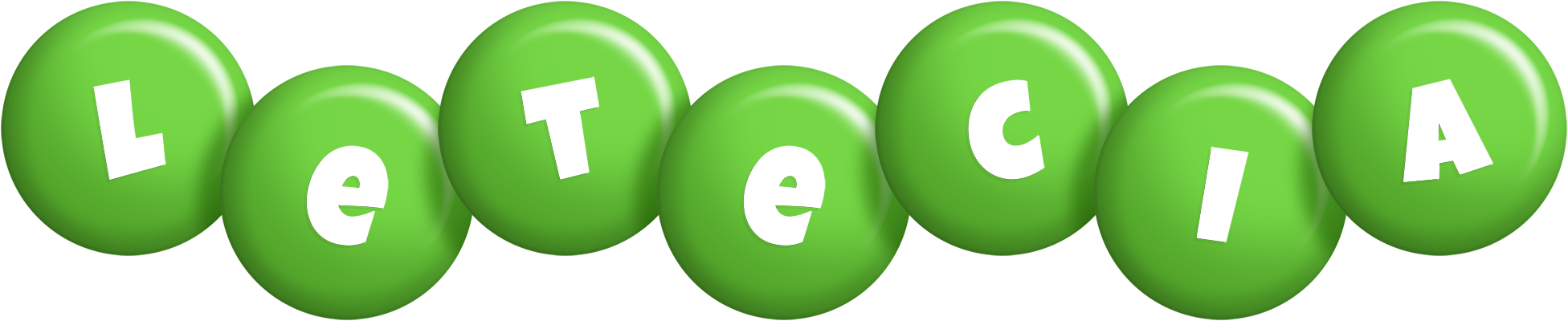 Letecia candy-green logo